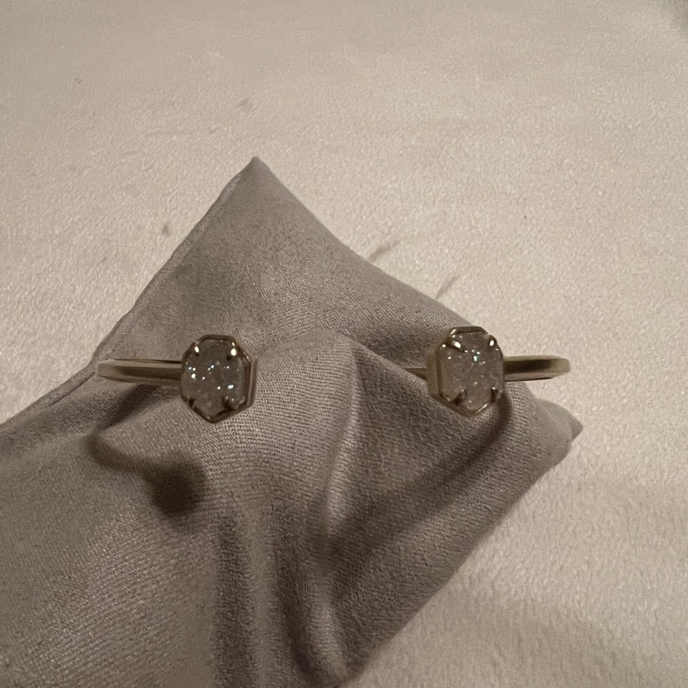 Kendra Scott Gold Iridescent Cuff Bracelet